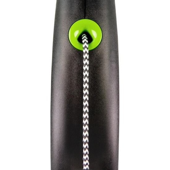 Lesa retractabila cu fir Flexi Color S Verde